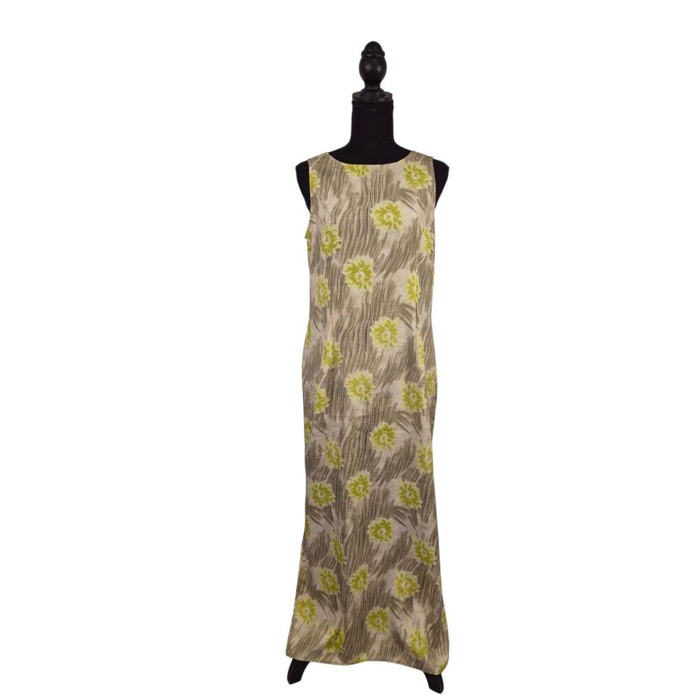 Tribal Women's Print Maxi Dress Size 8 Floral Sleeveless